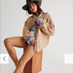 Dolman quilted knit jacket (S)